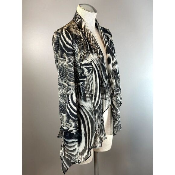 Alberto Makali Open Front Cardigan Size S - Picture 2 of 5